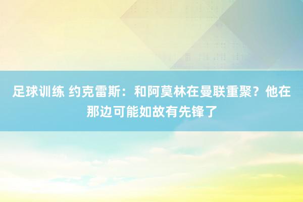 足球训练 约克雷斯：和阿莫林在曼联重聚？他在那边可能如故有先锋了