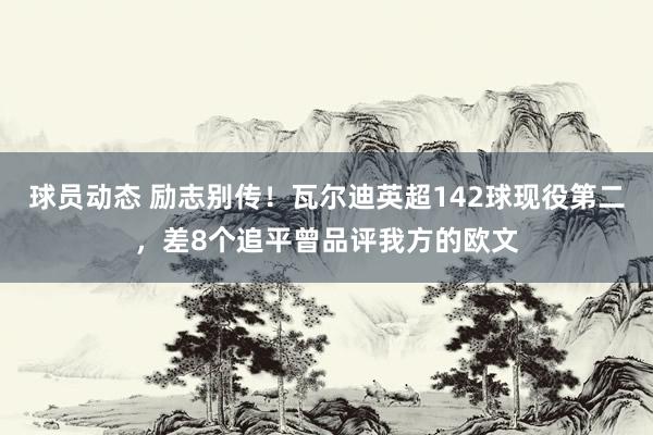 球员动态 励志别传！瓦尔迪英超142球现役第二，差8个追平曾品评我方的欧文